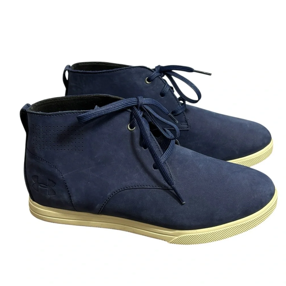 Under Armour‎ Youth Blue Coast Nubuck Chukka Boots - size 5.5Y